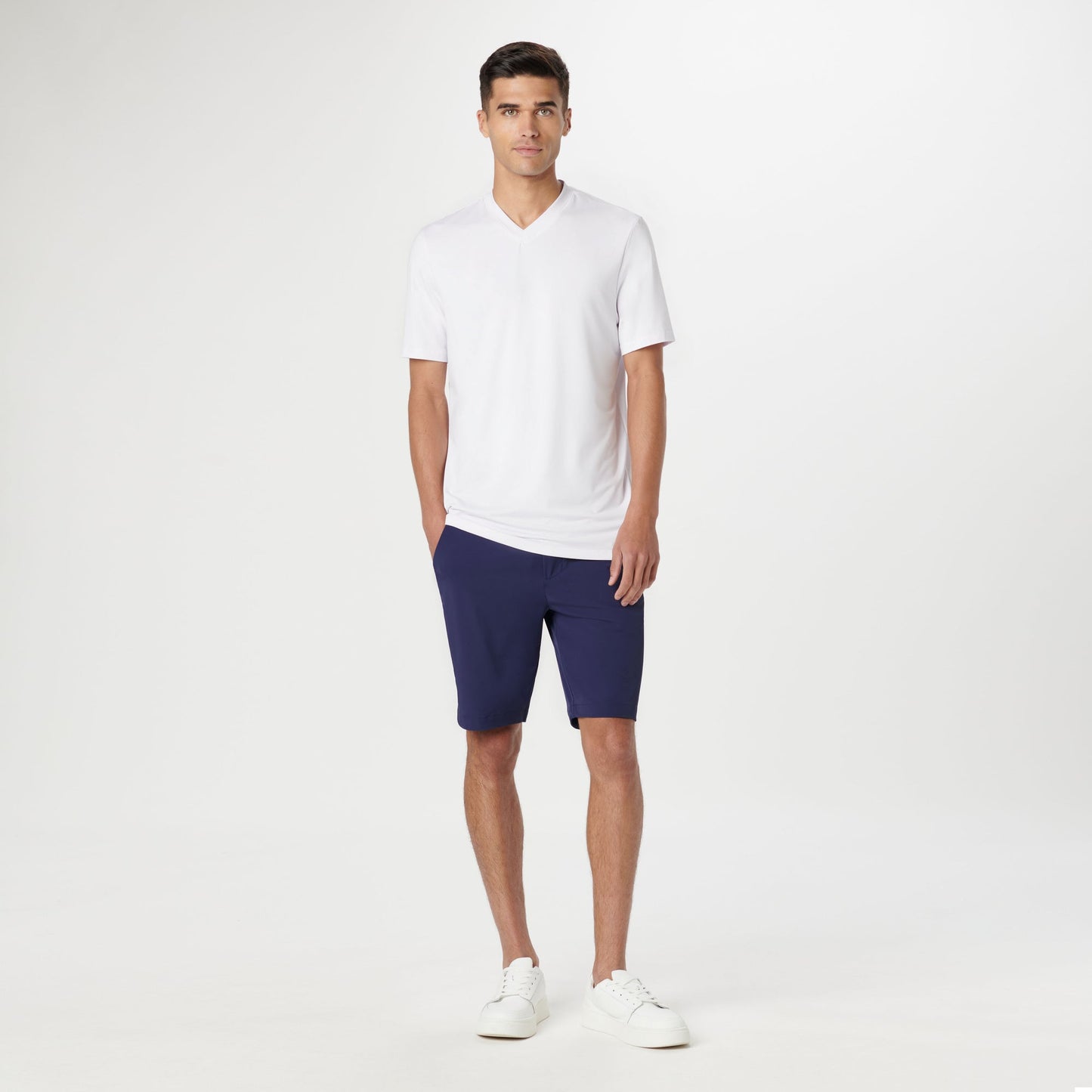 Bugatchi UV50 Performance T-Shirt White