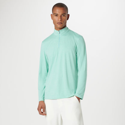 Bugatchi UV50 Performance Pullover Mint