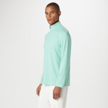 Bugatchi UV50 Performance Pullover Mint
