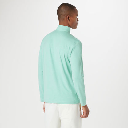 Bugatchi UV50 Performance Pullover Mint