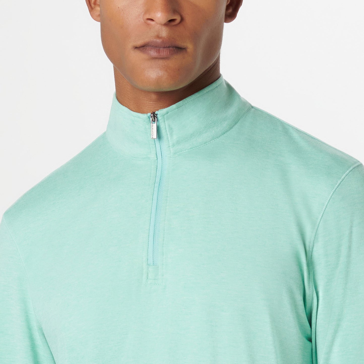 Bugatchi UV50 Performance Pullover Mint
