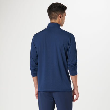 Bugatchi UV50 Performance Pullover Navy
