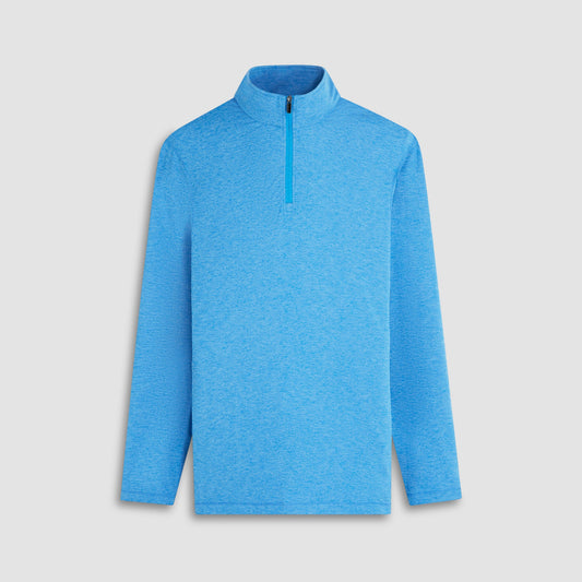 Bugatchi UV50 Performance Pullover Ocean