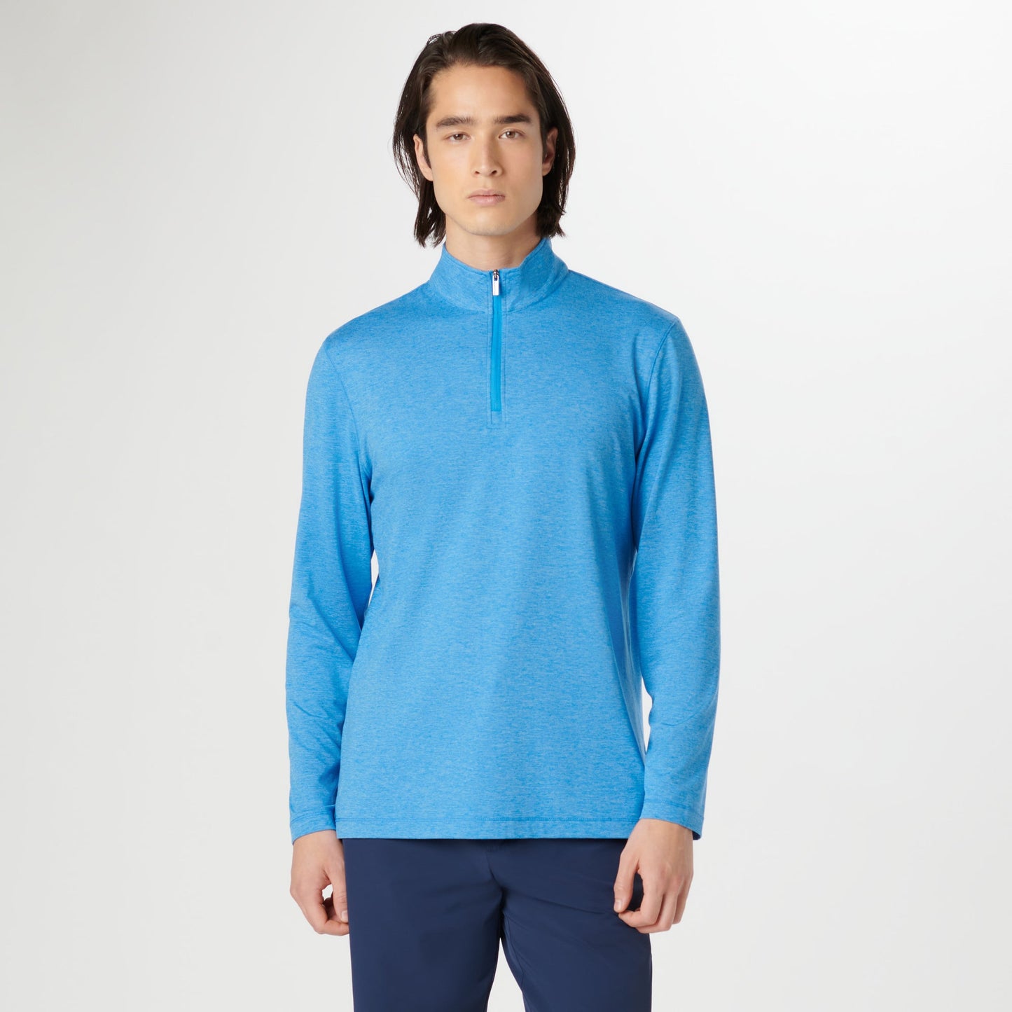Bugatchi UV50 Performance Pullover Ocean