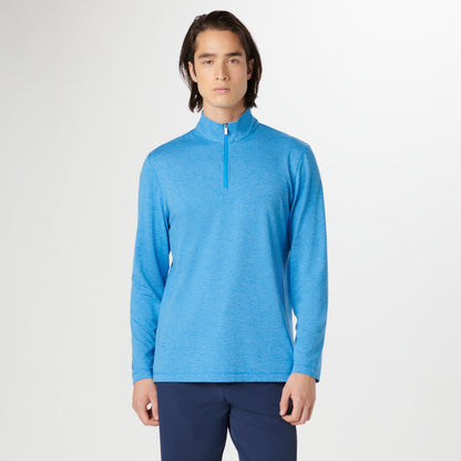 Bugatchi UV50 Performance Pullover Ocean