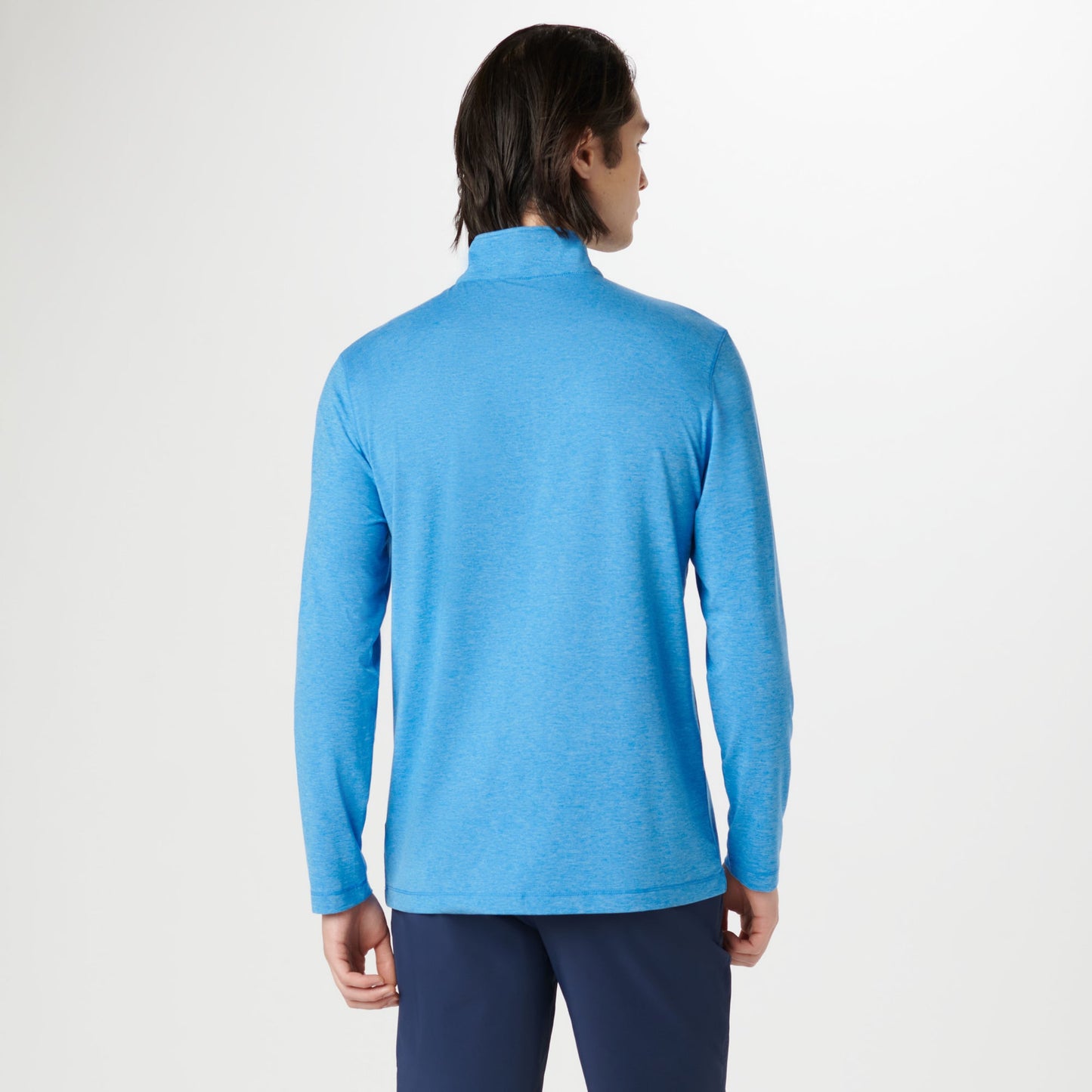 Bugatchi UV50 Performance Pullover Ocean
