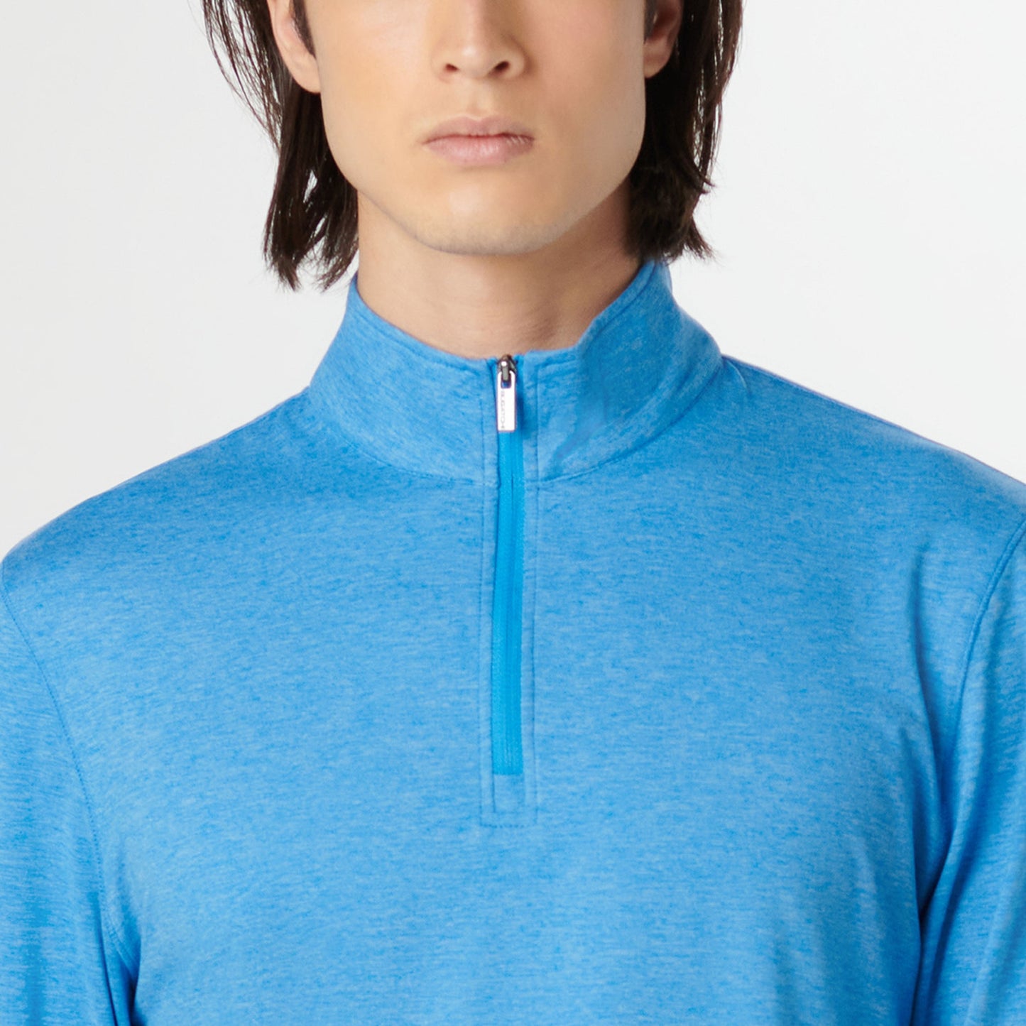 Bugatchi UV50 Performance Pullover Ocean