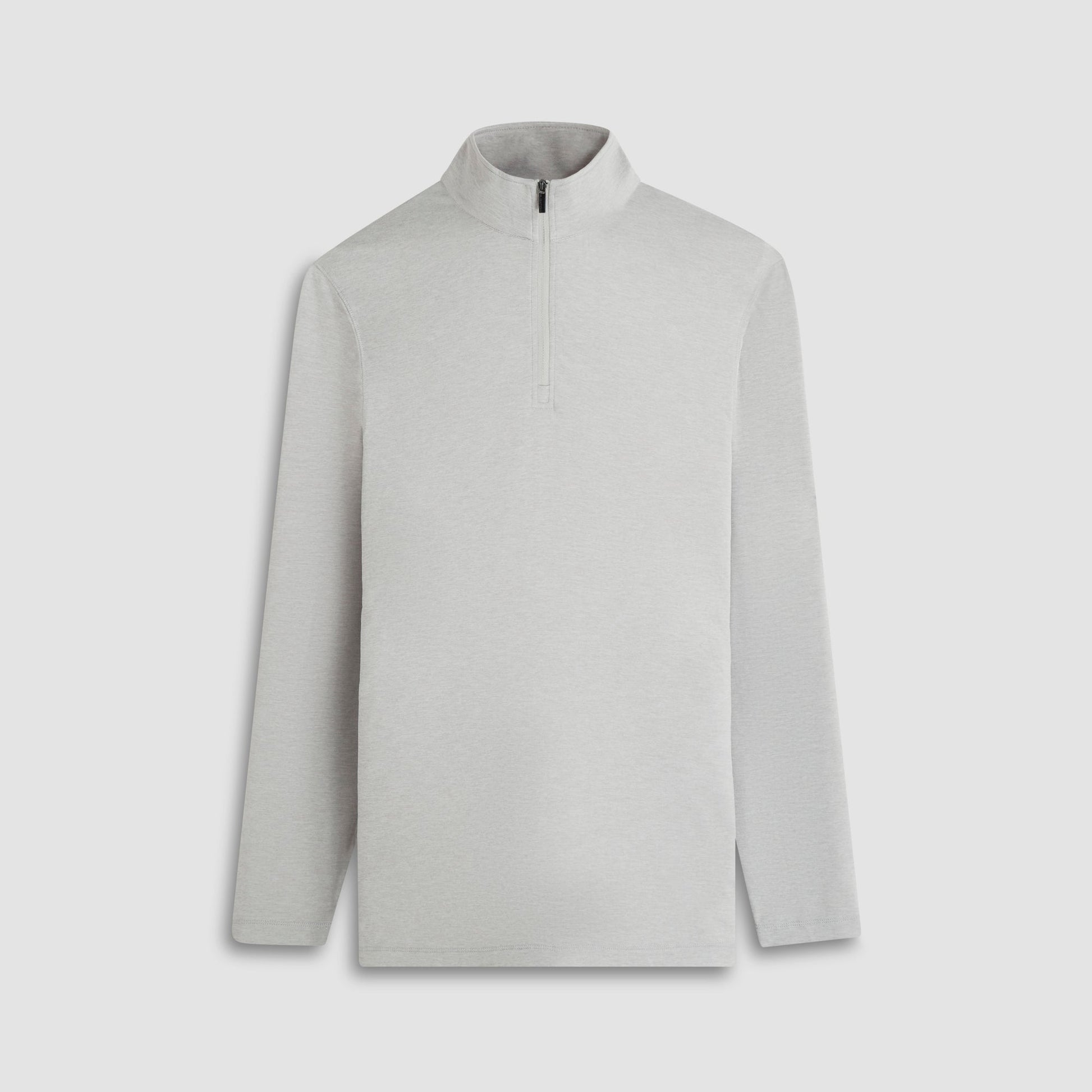 Bugatchi UV50 Performance Pullover Platinum