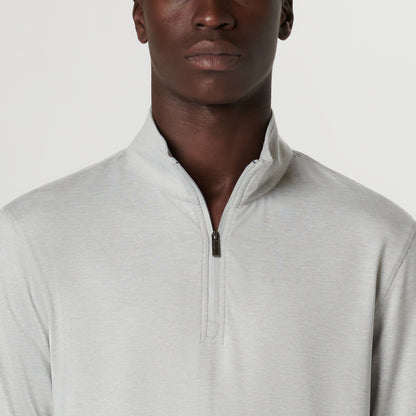 Bugatchi UV50 Performance Pullover Platinum