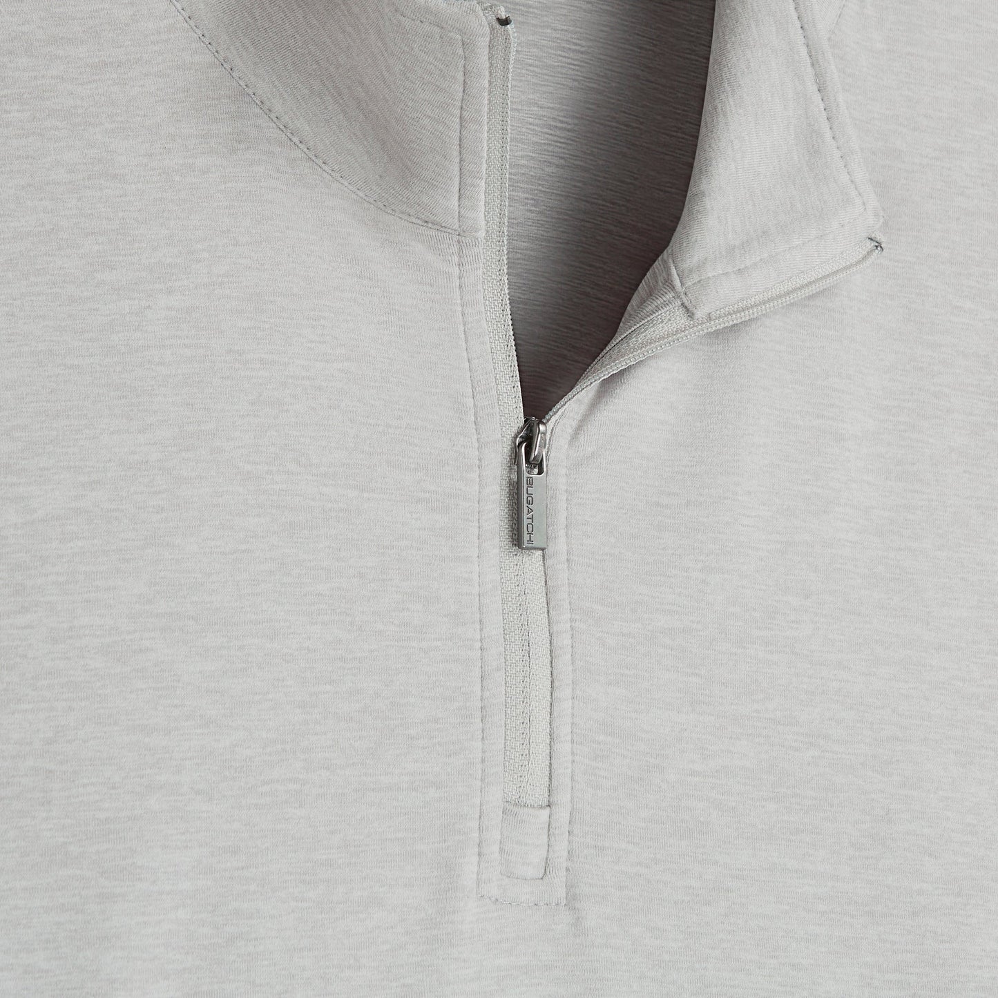 Bugatchi UV50 Performance Pullover Platinum