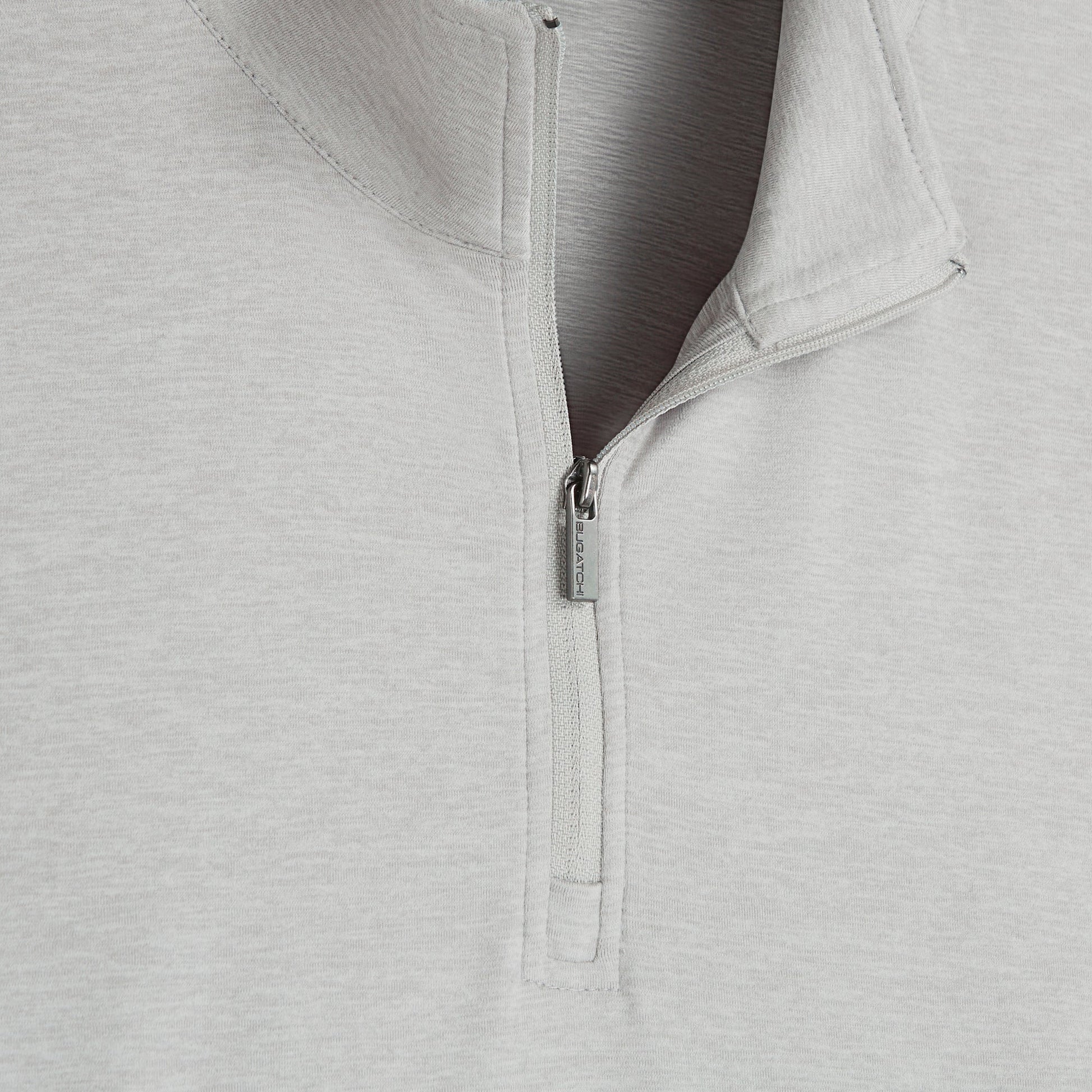 Bugatchi UV50 Performance Pullover Platinum