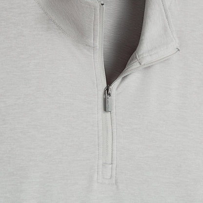 Bugatchi UV50 Performance Pullover Platinum