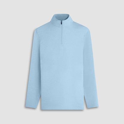 Bugatchi UV50 Performance Pullover Sky