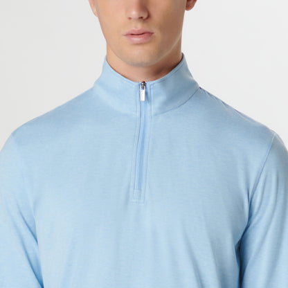 Bugatchi UV50 Performance Pullover Sky