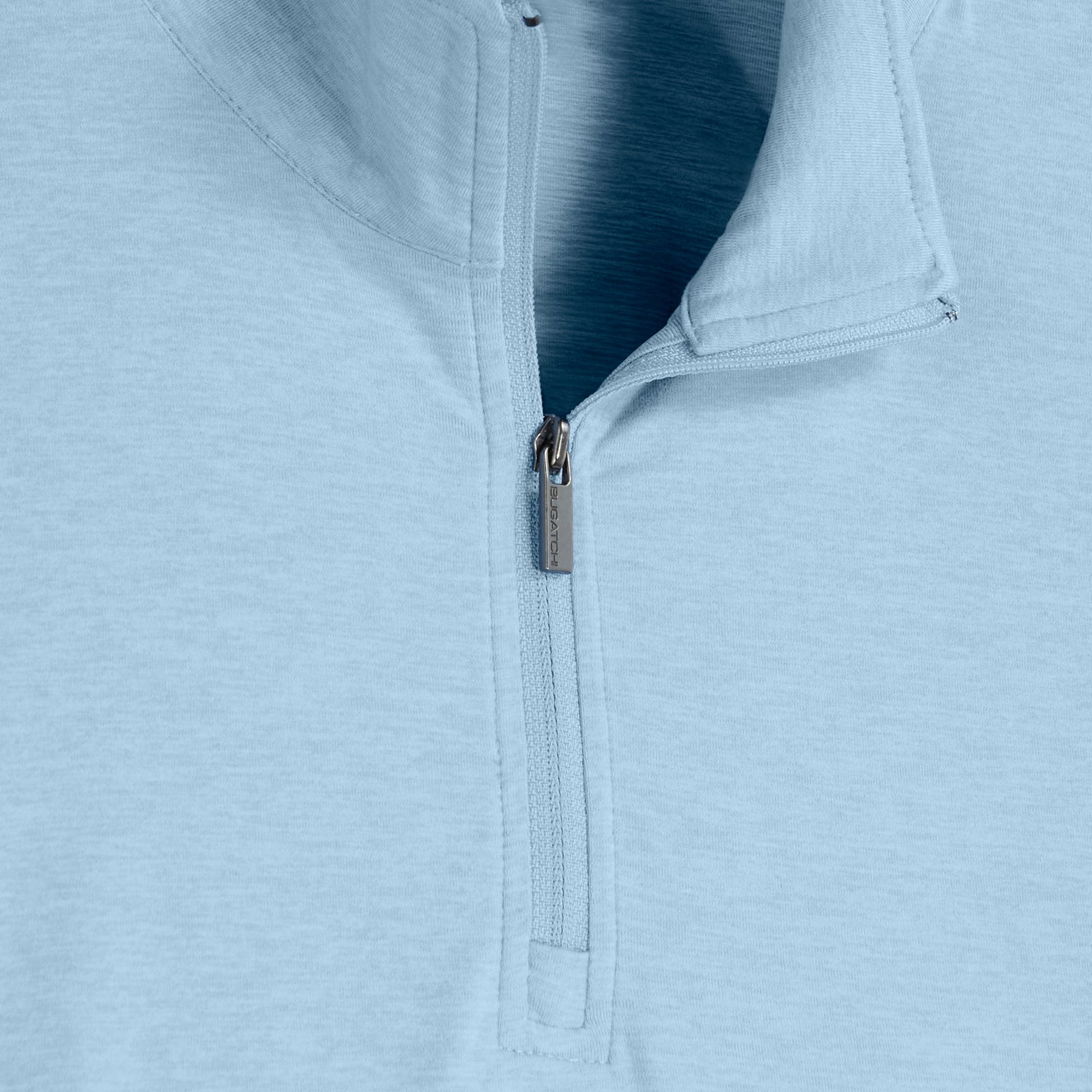 Bugatchi UV50 Performance Pullover Sky