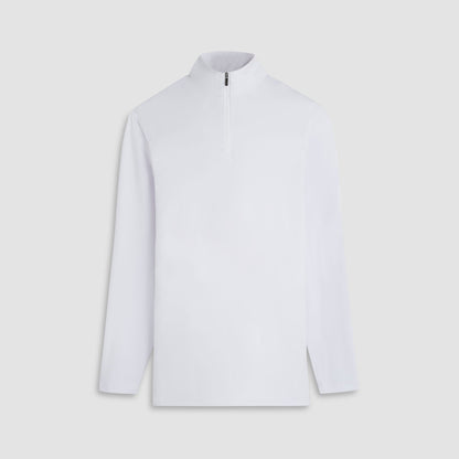 Bugatchi UV50 Performance Pullover White