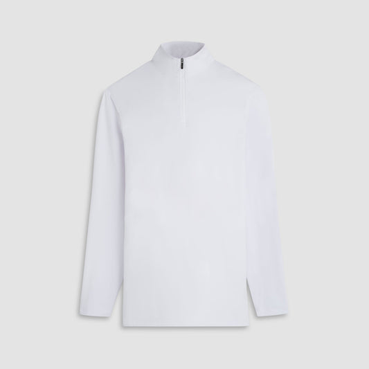 Bugatchi UV50 Performance Pullover White