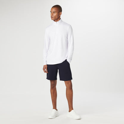 Bugatchi UV50 Performance Pullover White