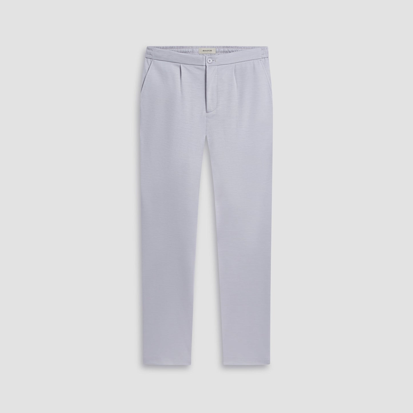 Bugatchi Performance Knit Dress Pants Platinum