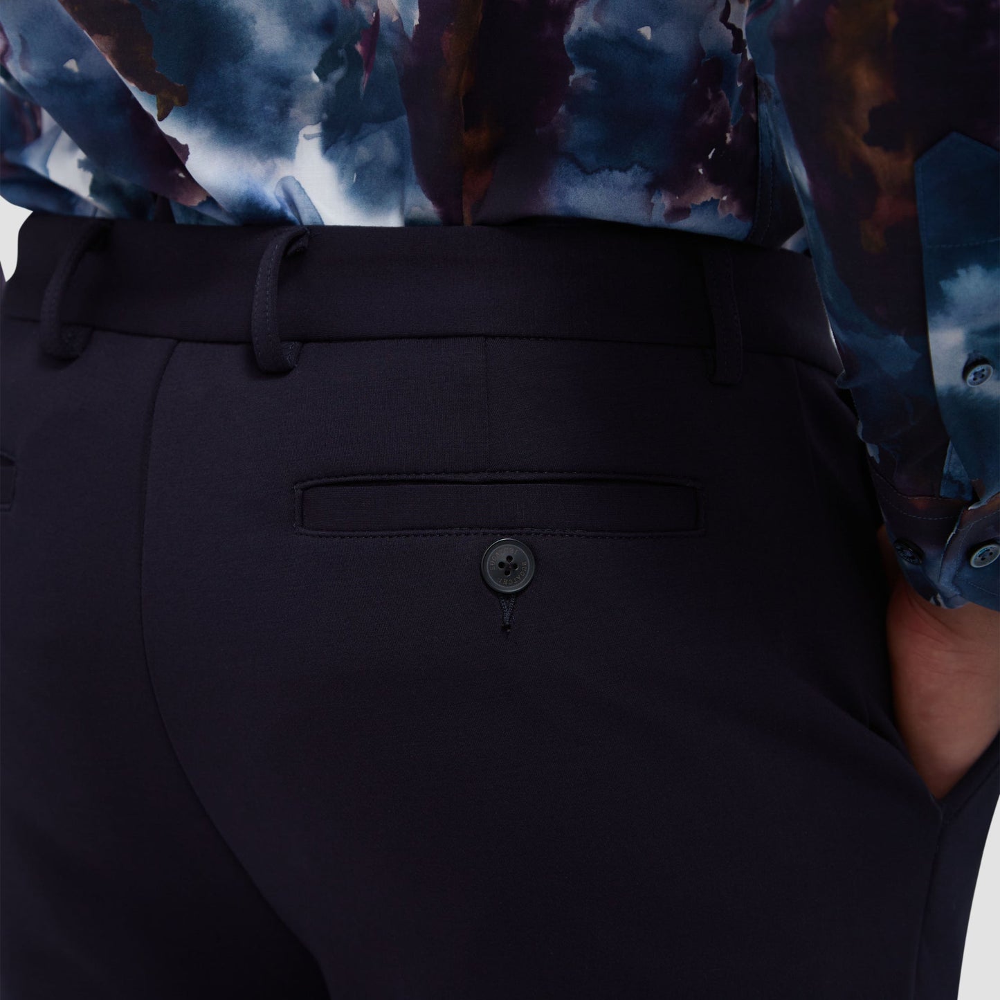 Bugatchi Soft Touch™ Dress Pants Navy