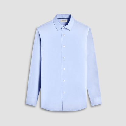 Bugatchi James Solid OoohCotton® Shirt Sky