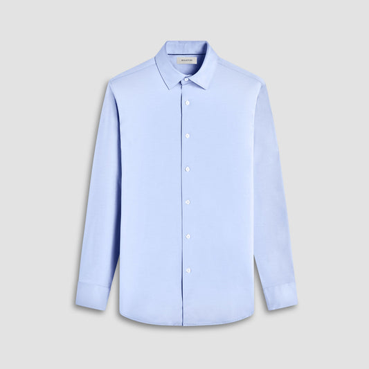 Bugatchi James Solid OoohCotton® Shirt Sky