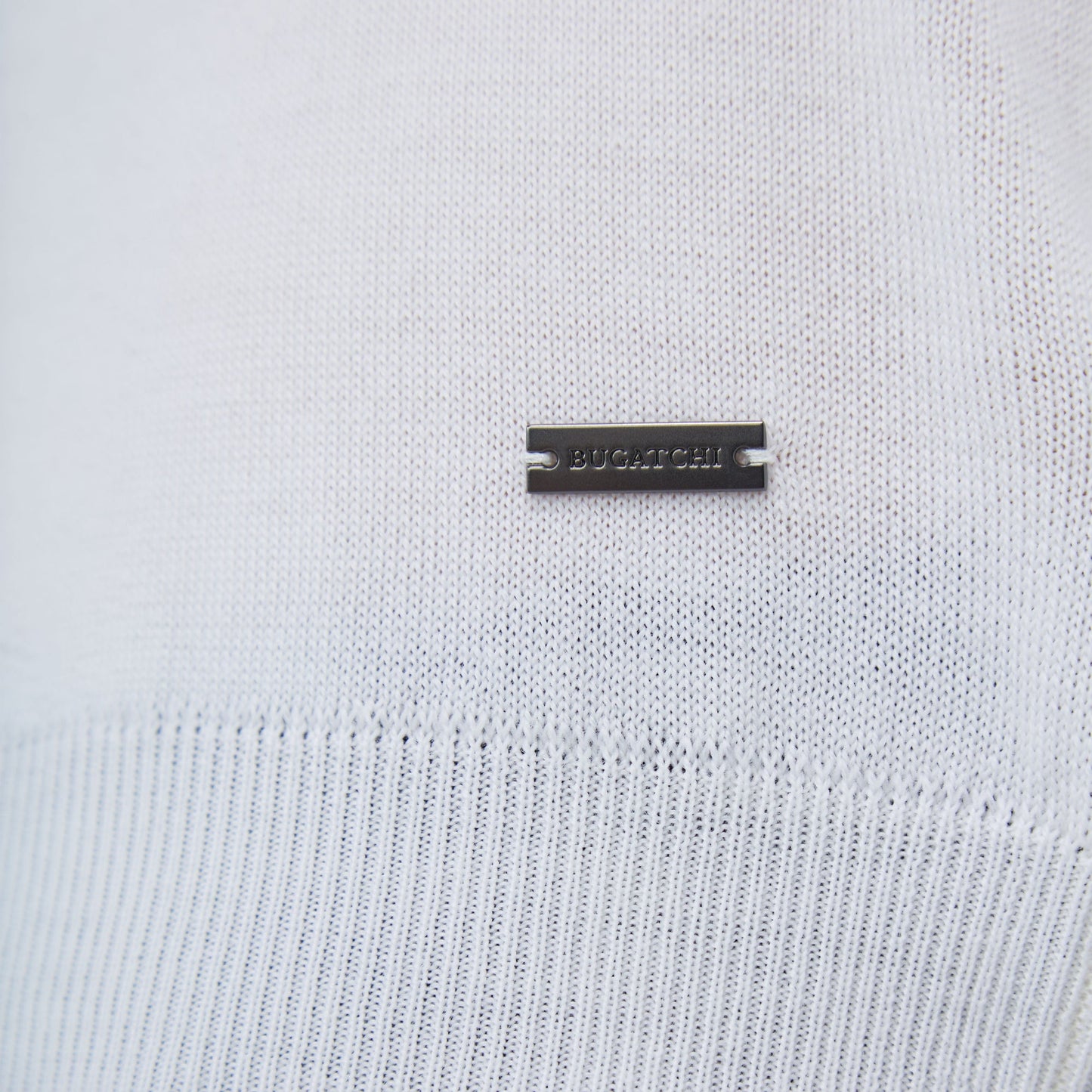 Bugatchi Scott Crew Neck Super Merino™ Sweater Chalk