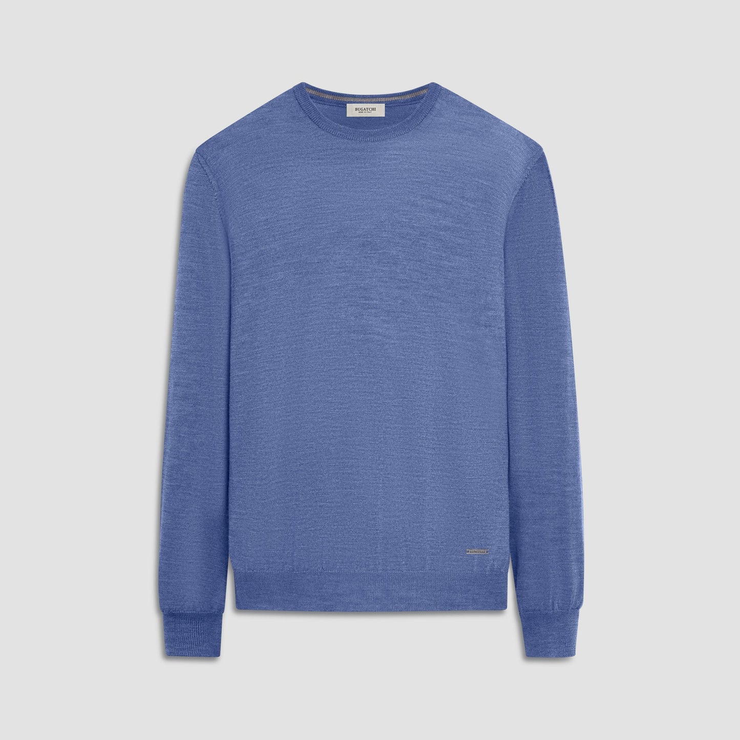 Bugatchi Scott Crew Neck Super Merino™ Sweater Denim