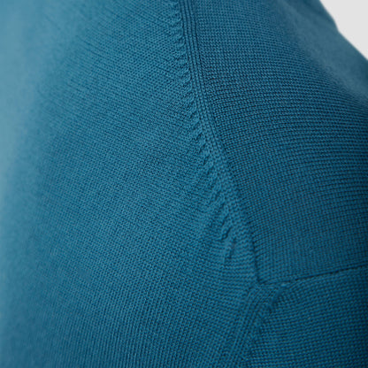 Bugatchi Scott Crew Neck Super Merino™ Sweater Teal