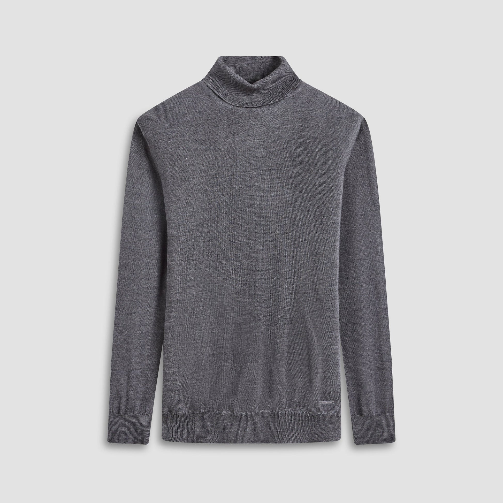 Bugatchi Sawyer Turtleneck Super Merino™ Sweater Anthracite