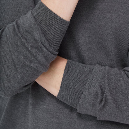 Bugatchi Sawyer Turtleneck Super Merino™ Sweater Anthracite