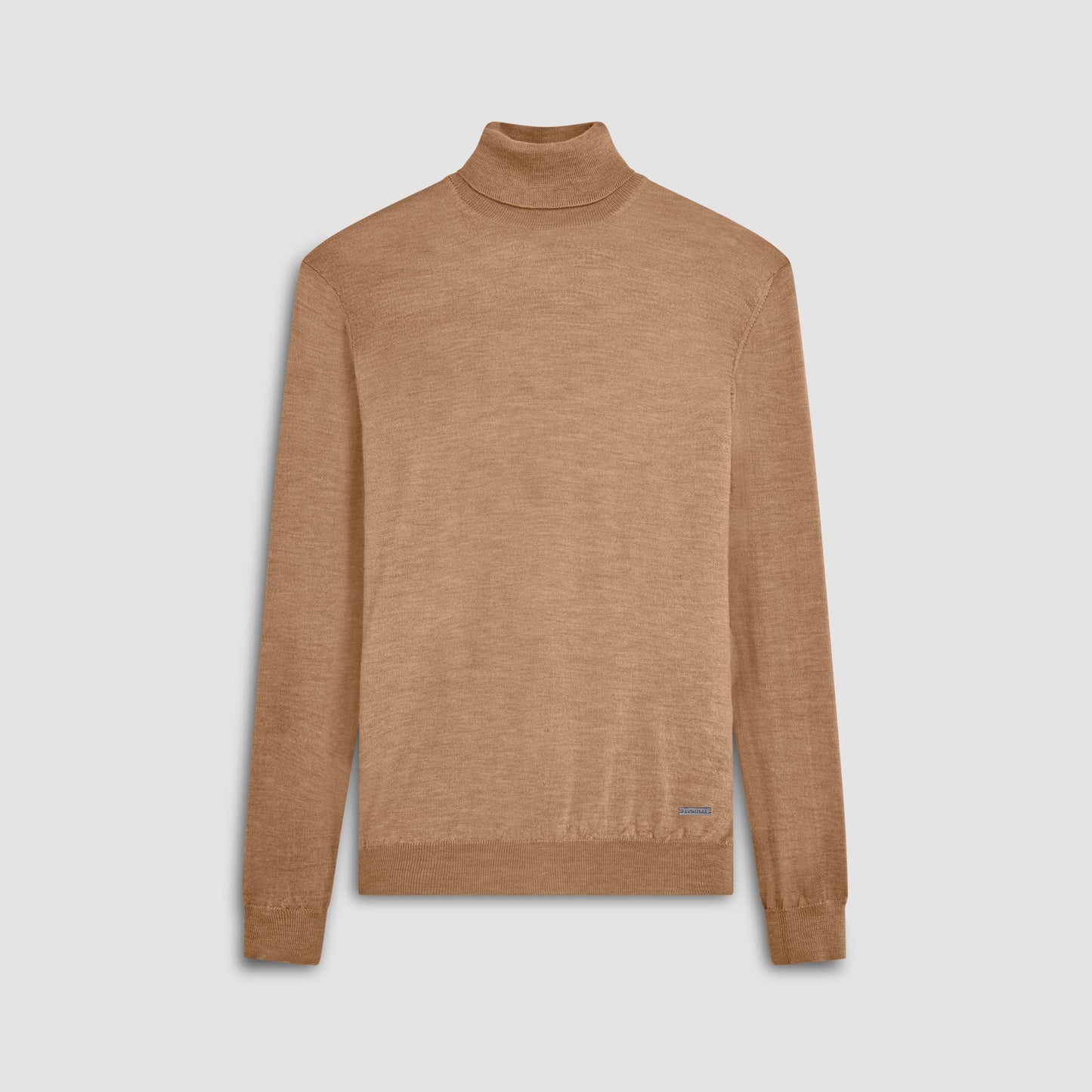 Bugatchi Sawyer Turtleneck Super Merino™ Sweater Camel