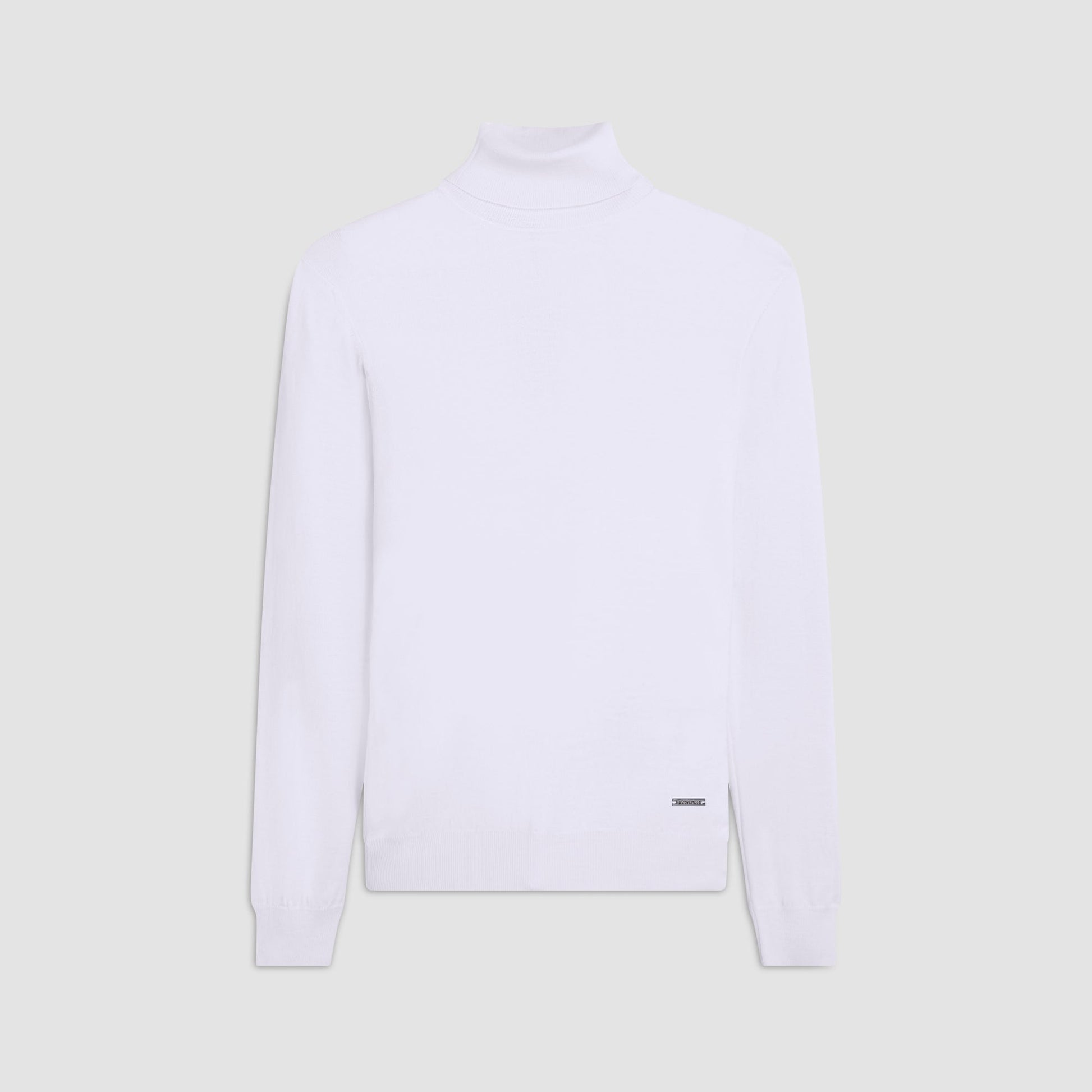 Bugatchi Sawyer Turtleneck Super Merino™ Sweater Chalk