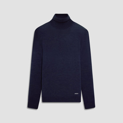 Bugatchi Sawyer Turtleneck Super Merino™ Sweater Midnight