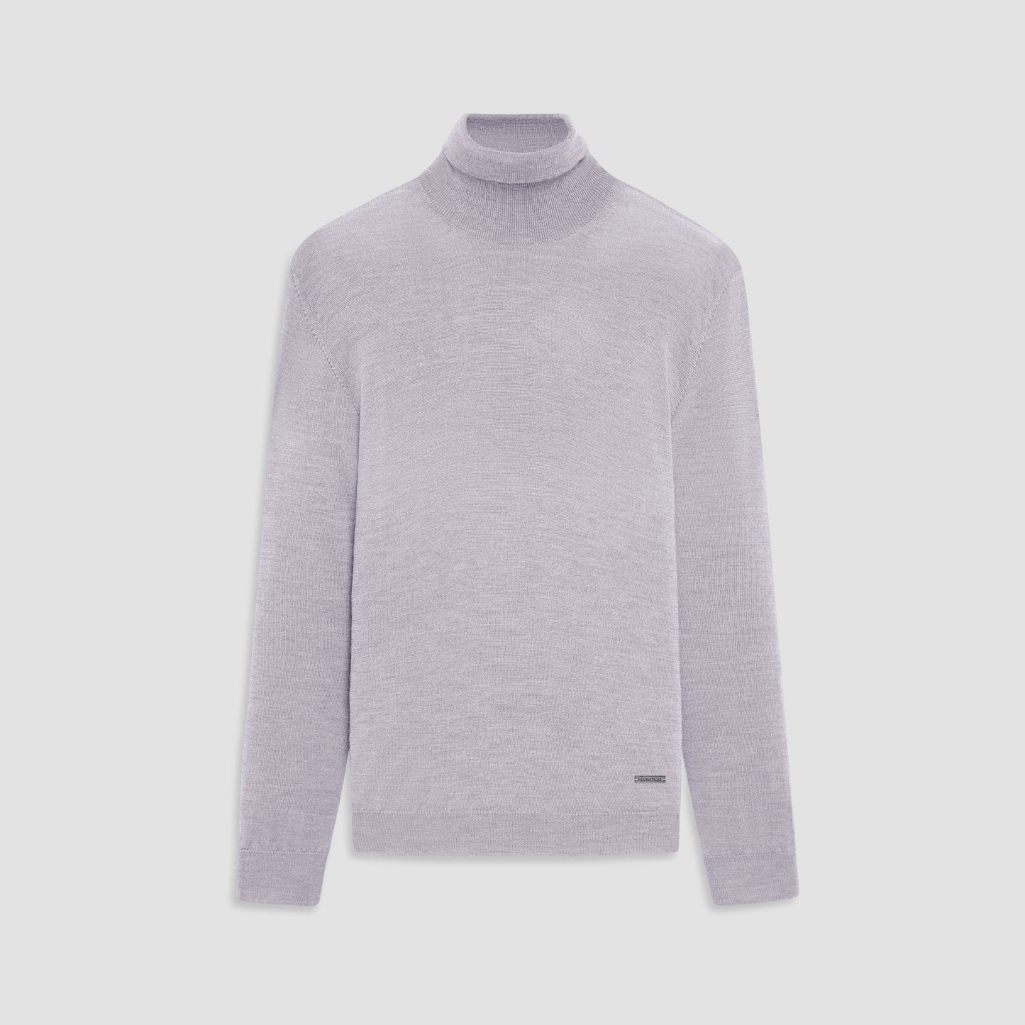 Bugatchi Sawyer Turtleneck Super Merino™ Sweater Platinum