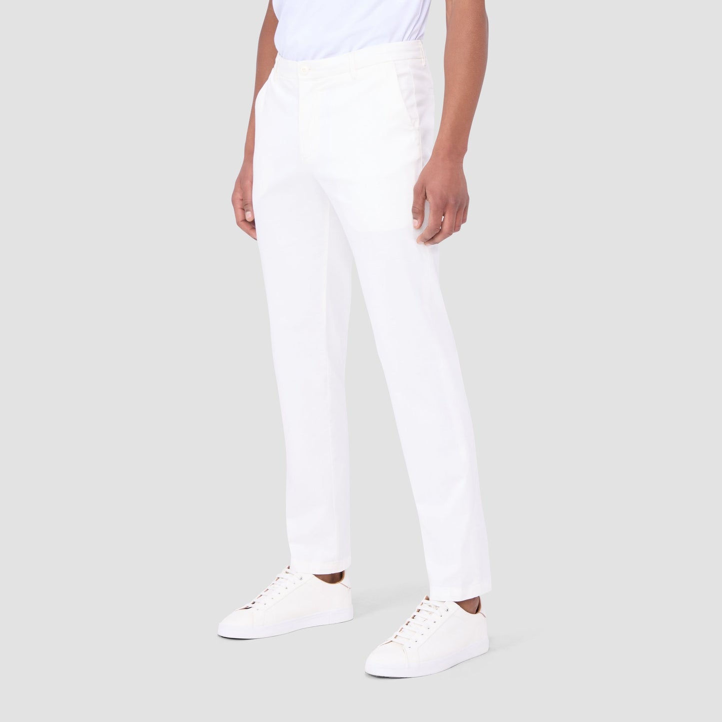 Bugatchi Parker Chino Pants Chalk