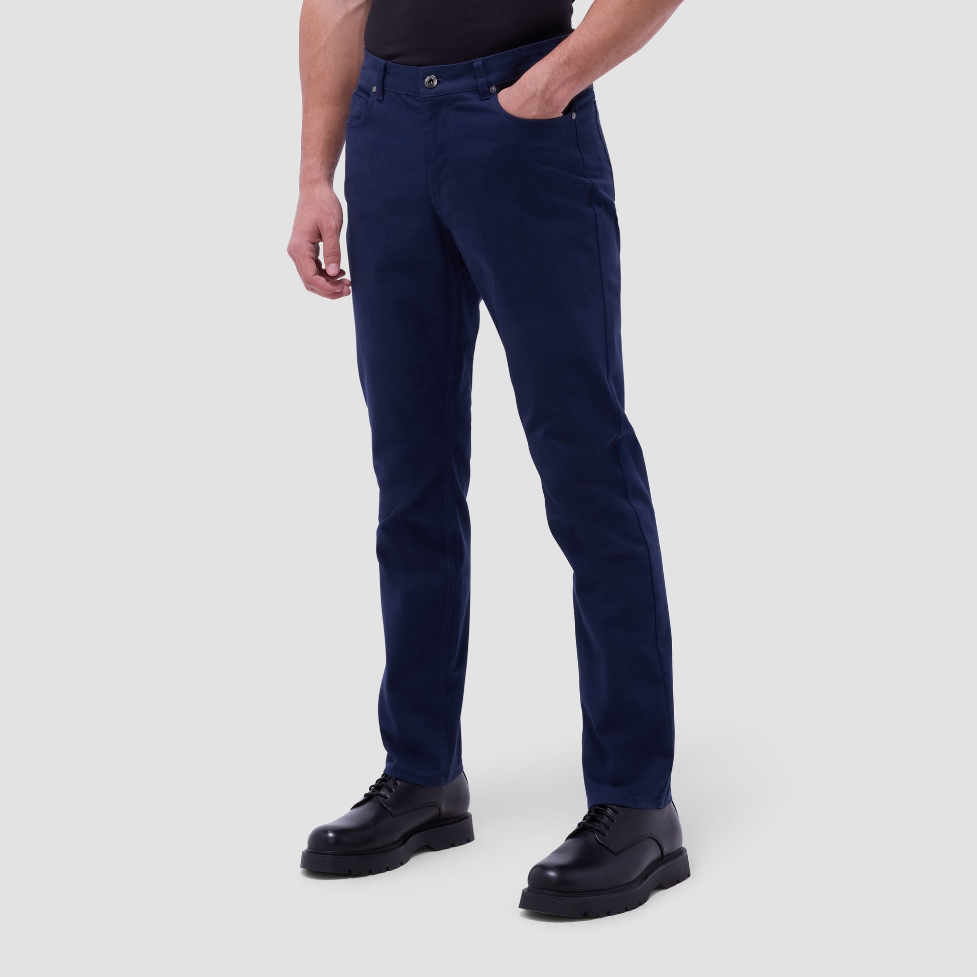 Bugatchi Preston Five Pocket Pant Navy