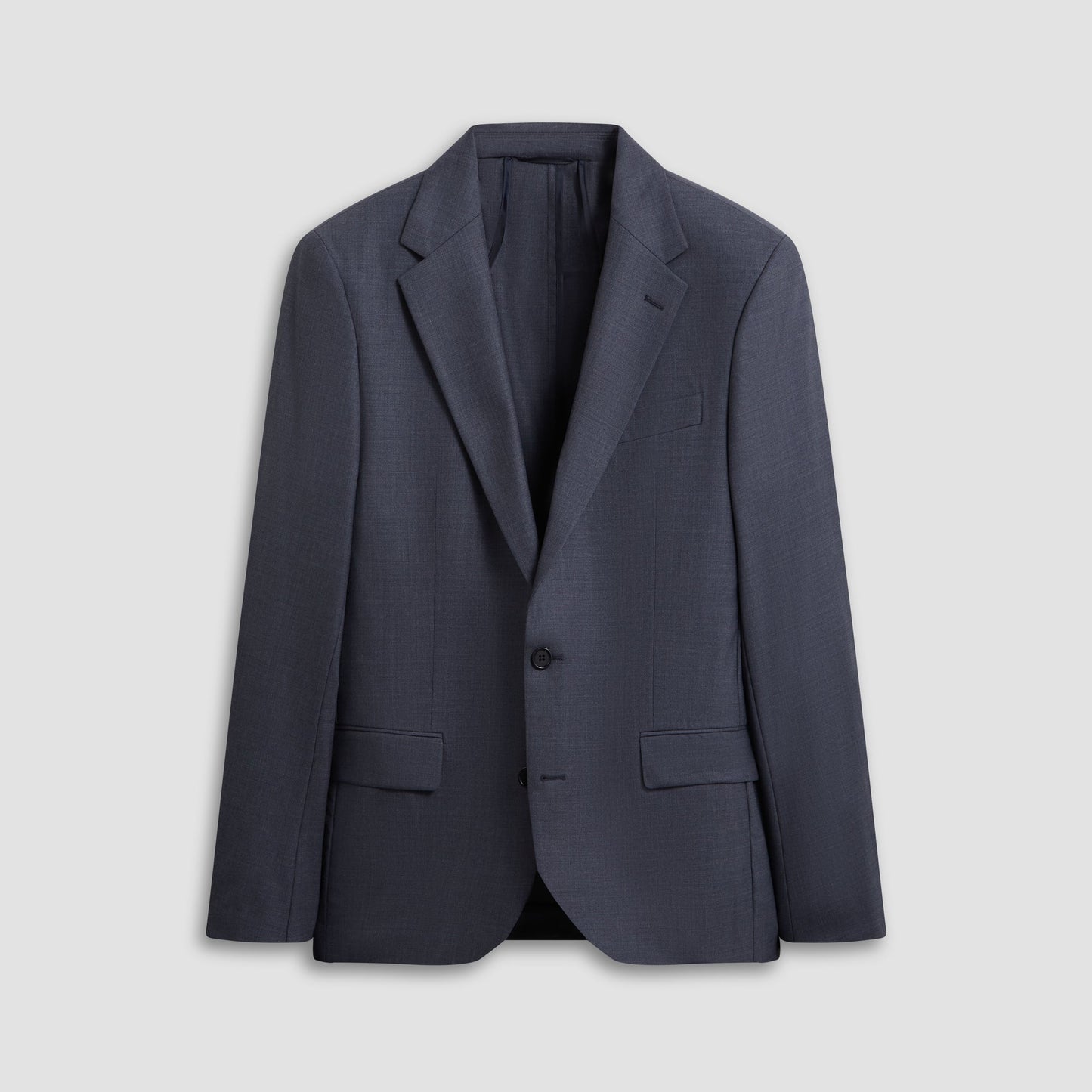 Bugatchi Two Button Stretch Wool Travel Blazer Cobalt