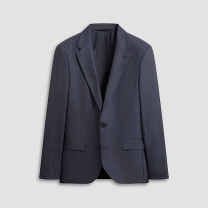 Bugatchi Two Button Stretch Wool Travel Blazer Cobalt