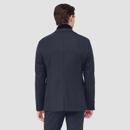 Bugatchi Two Button Stretch Wool Travel Blazer Cobalt