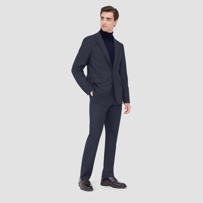 Bugatchi Two Button Stretch Wool Travel Blazer Cobalt