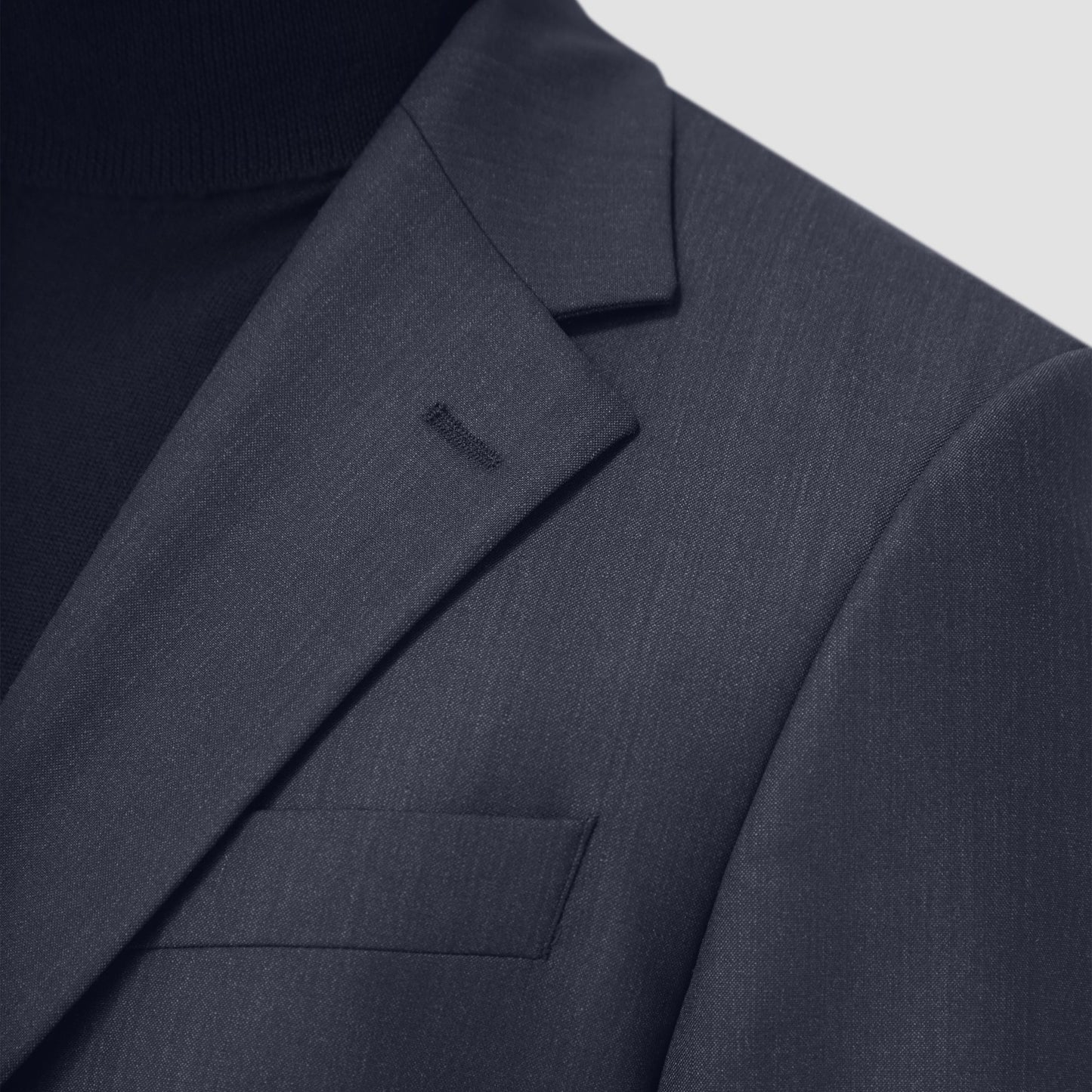 Bugatchi Two Button Stretch Wool Travel Blazer Cobalt