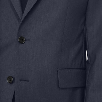 Bugatchi Two Button Stretch Wool Travel Blazer Cobalt