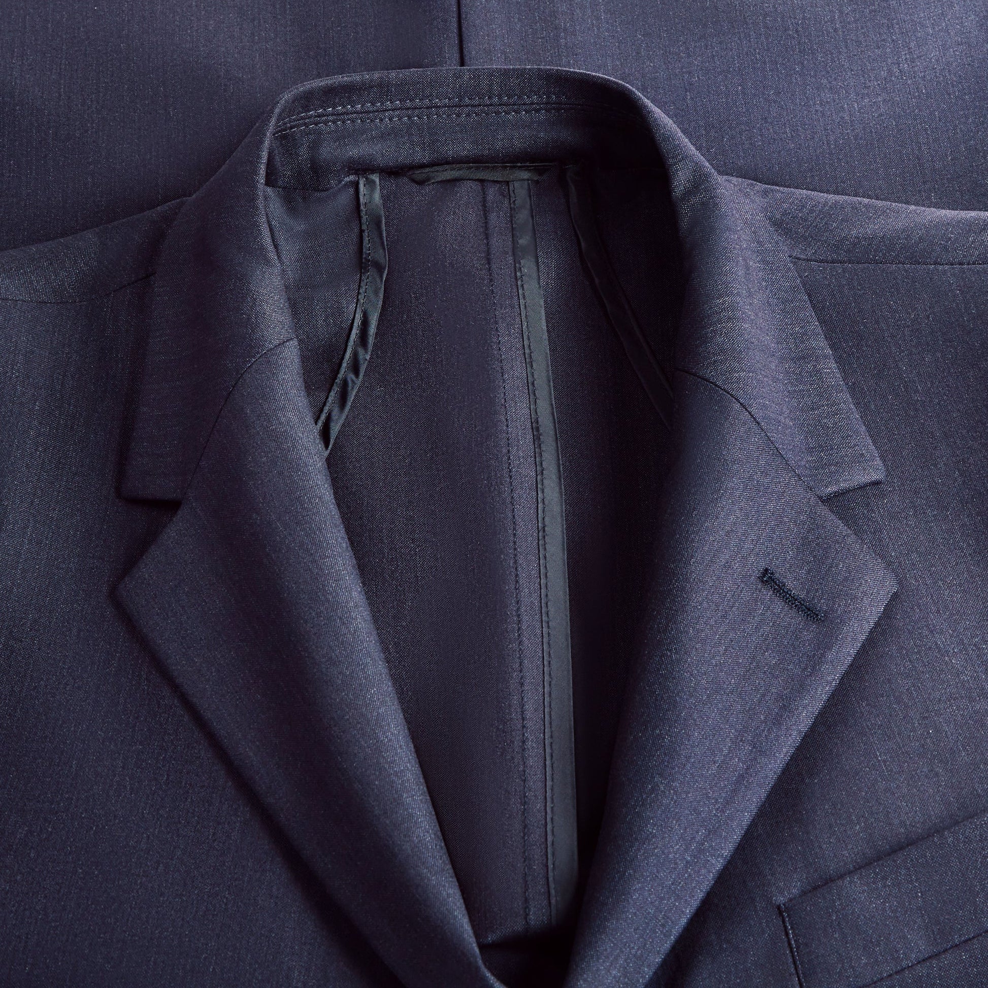 Bugatchi Two Button Stretch Wool Travel Blazer Navy