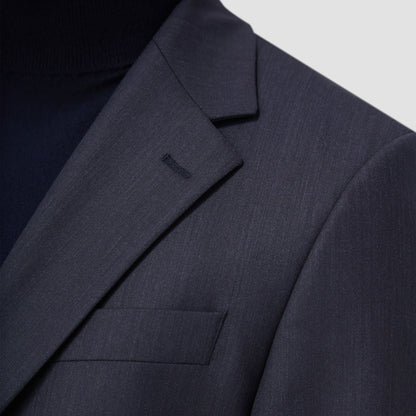 Bugatchi Two Button Stretch Wool Travel Blazer Navy