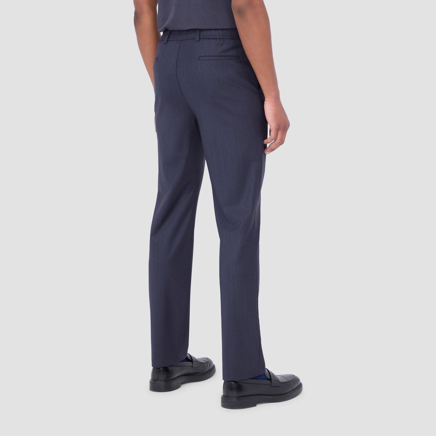 Bugatchi Stretch Wool Travel Dress Pants Navy