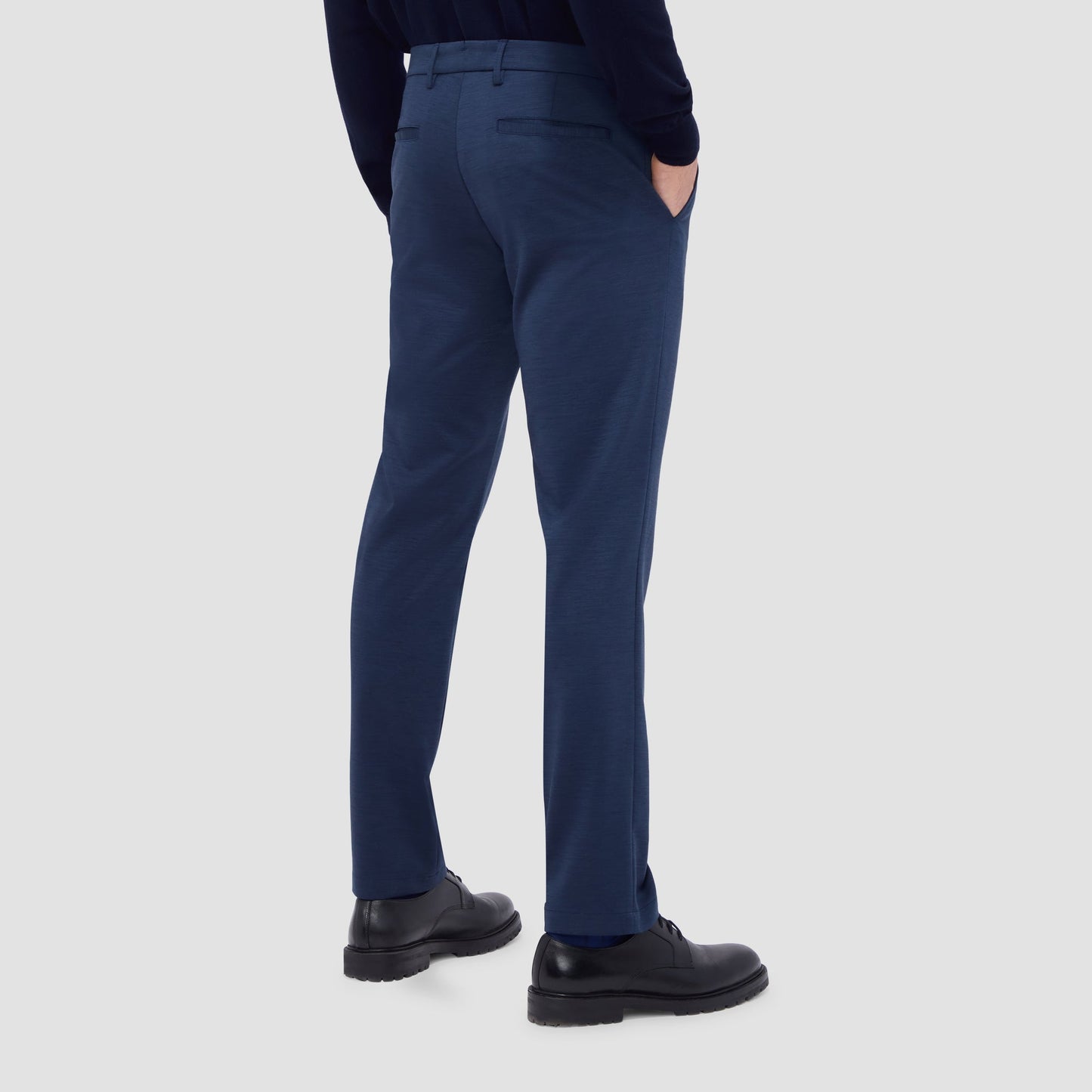 Bugatchi Performance Knit Dress Pants Cobalt