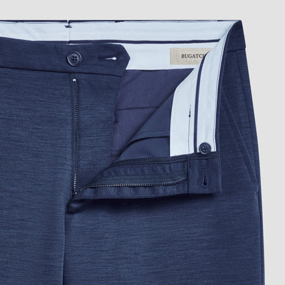 Bugatchi Performance Knit Dress Pants Cobalt